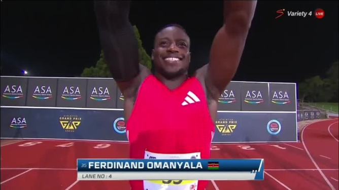 南非田径选手突破个人纪录夺冠