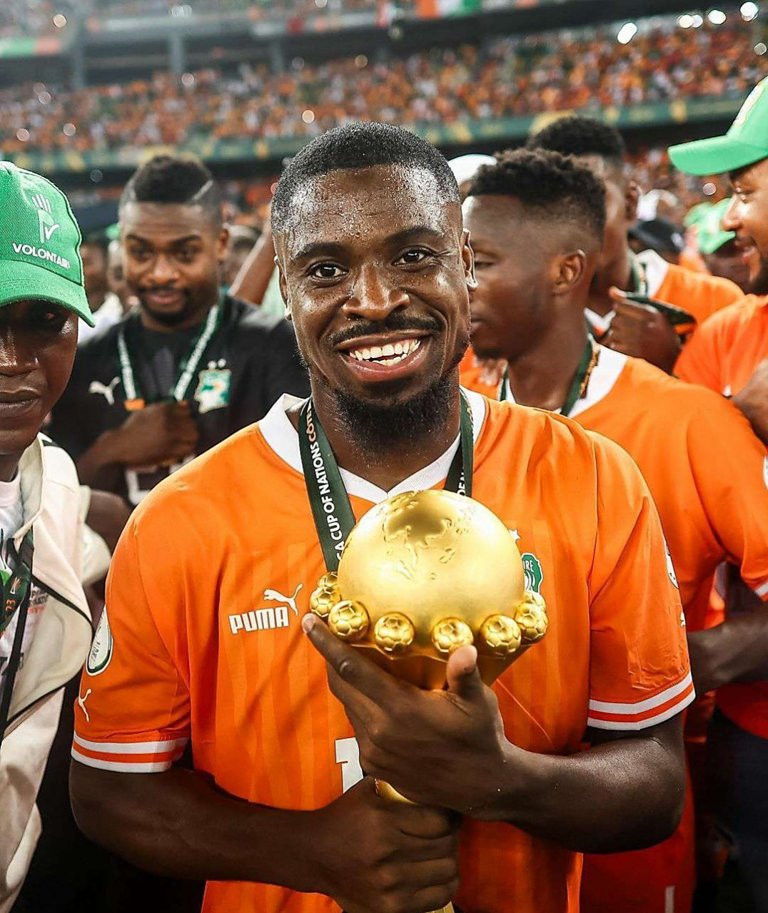 科特迪瓦足球队备战非洲杯赛